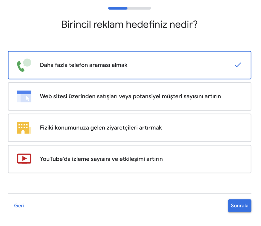 Yeniklenen Google Ads'De Reklam Hedefinizle Alakalı Bilgi Vermenizi Ister.